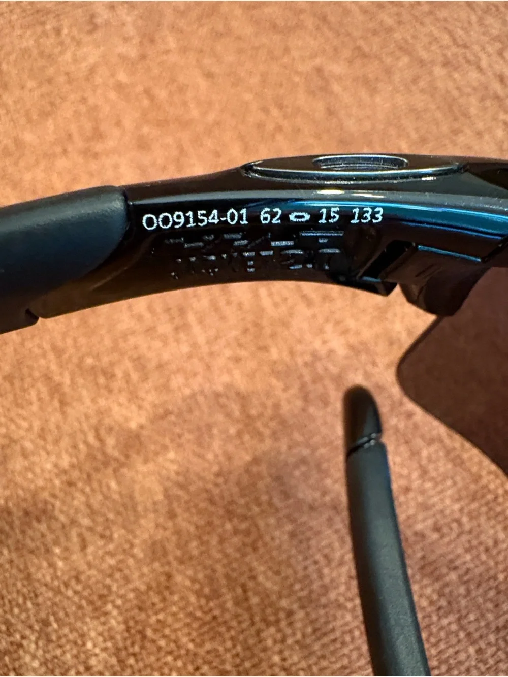 Performance Black Sport Sunglasses with Gray Lenses
